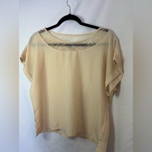Forever 21 Cream Lace Blouse